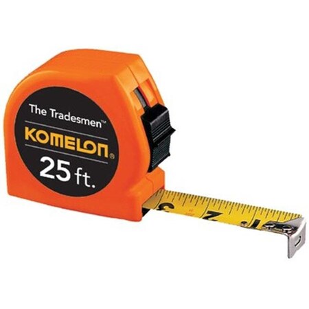 Komelon Komelon USA 416-T3725 1 in. X25 in. Orange Tradesman Measuring Tape; 1 in. X25 in. Orange Tradesman Measuring Tape 416-T3725